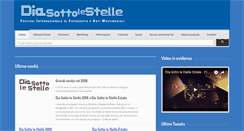 Desktop Screenshot of diasottolestelle.it